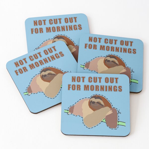 Item preview, Not Cut Out for Mornings designed and sold by RockSky-Comics.
