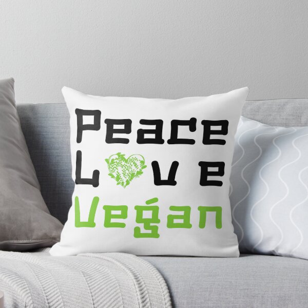 Item preview,  Peace,Love,Vegan Quote designed and sold by Rebaad.