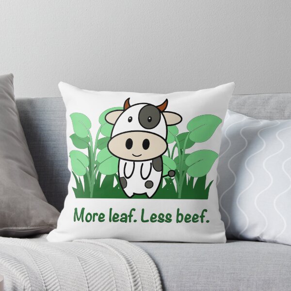 Item preview, More leaf. Less beef. designed and sold by CarynKeller.
