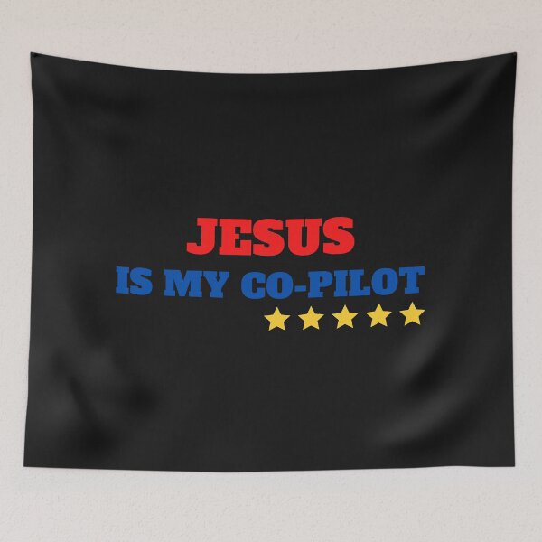 Item preview, ESUS IS MY COPILOT designed and sold by madraso.