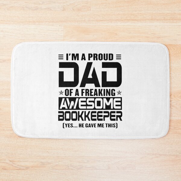 Item preview, I’m A Proud Dad Of A Freaking Awesome Bookkeeper, Funny Dad Shirt, Dad Of Bookkeeper Shirt, Dad Gifts, Christmas Gifts For Dad designed and sold by xlnv.