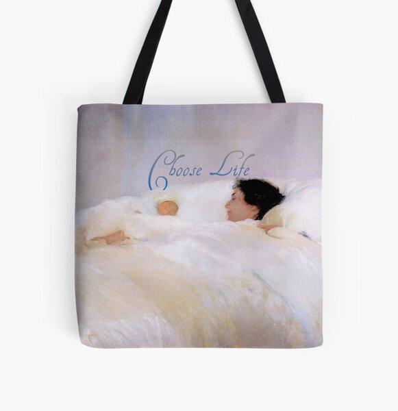 Be Pro-Life Choose Life | Retro Inspired Sorolla's "Mother"  All Over Print Tote Bag