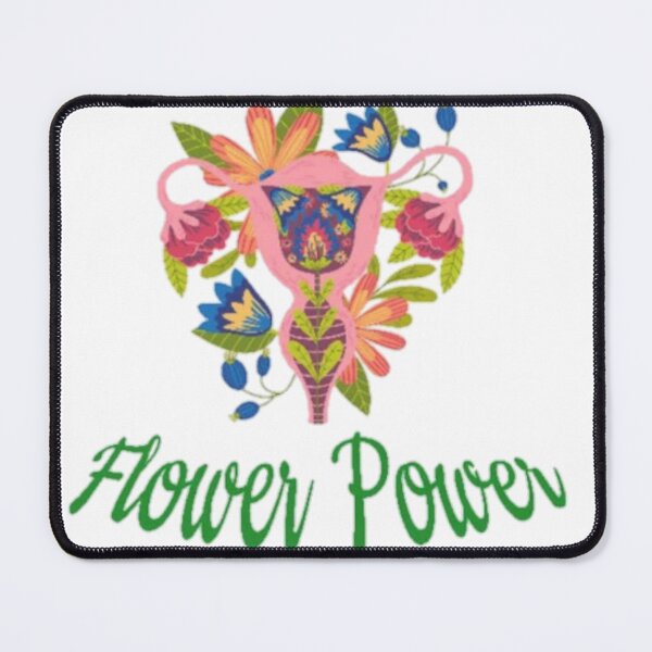 Item preview, Tank top bio feminist woman "flower power"/ The power of the female flower / feminist movement / Top for committed woman designed and sold by Afifakhanem.