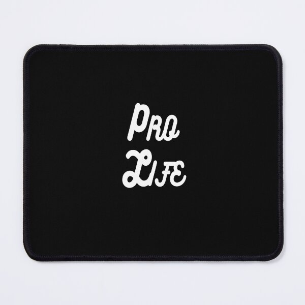 Item preview, White Pro Life Cursive simple retro letters designed and sold by Patrick Chastain.