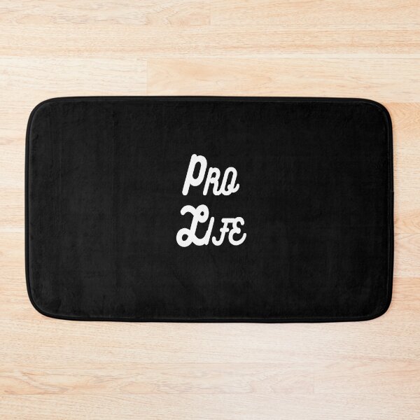 Item preview, White Pro Life Cursive simple retro letters designed and sold by Patrick Chastain.