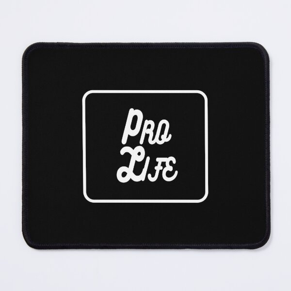 Item preview, White Pro Life Cursive with box simple retro letters designed and sold by Patrick Chastain.