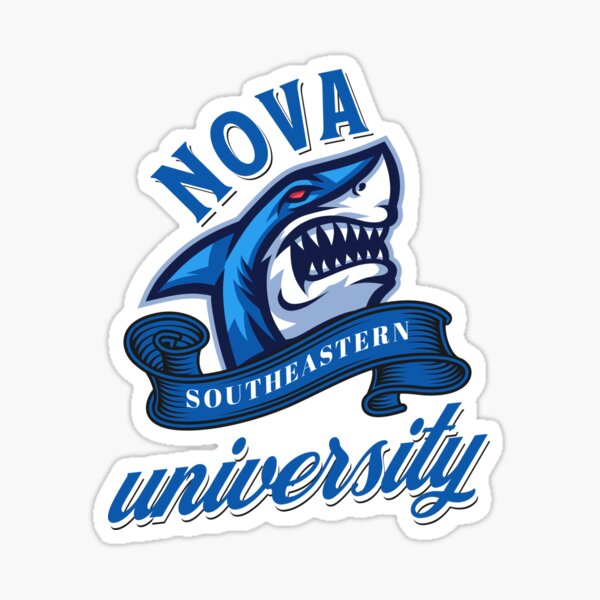 Vista previa del artículo con la obra «Tiburón azul de la Universidad del Sudeste de Nova NSU», diseñado y vendido por oufa.
