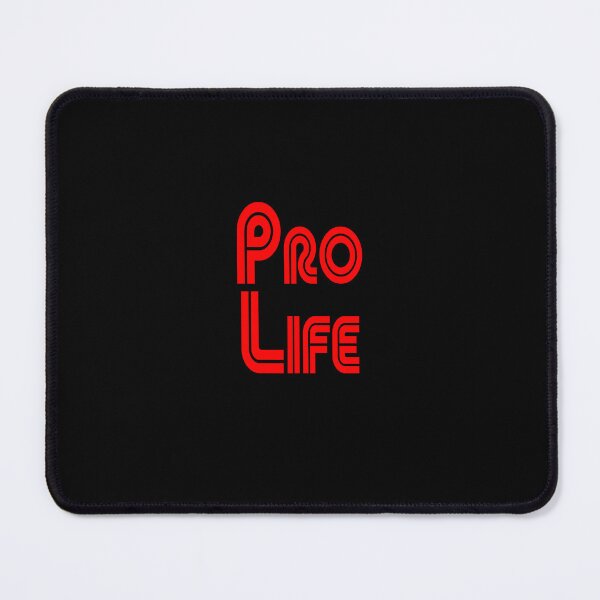Item preview, Red Pro Life Line simple retro letters designed and sold by Patrick Chastain.