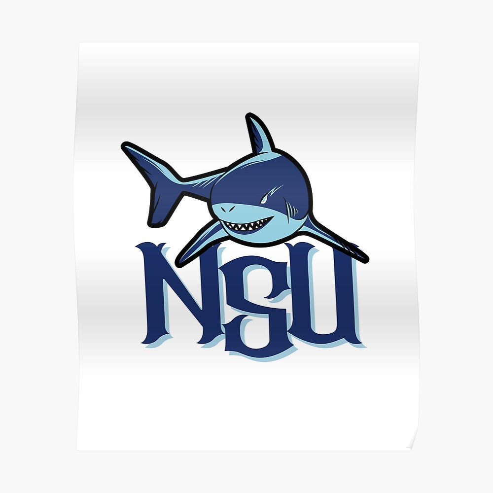  Nova Southeastern University Sticker NSU Sharks