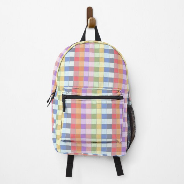 Item preview, Pastel Rainbow Gingham Stripes designed and sold by Love-of-Line.