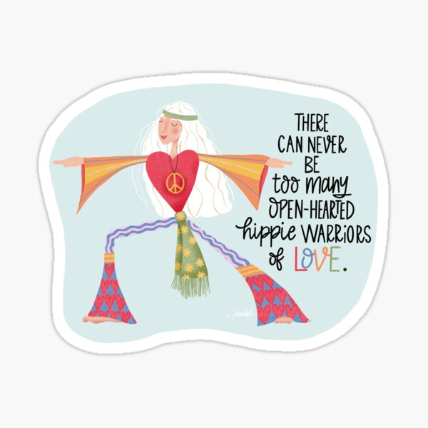 Amour Guerrier Sticker