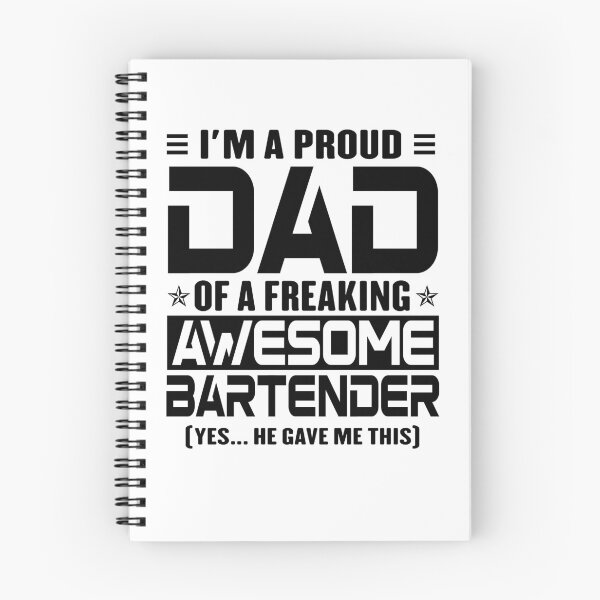 Item preview, I’m A Proud Dad Of A Freaking Awesome Bartender, Funny Dad Shirt, Dad Of Bartender Shirt, Dad Gifts, Christmas Gifts For Dad designed and sold by xlnv.