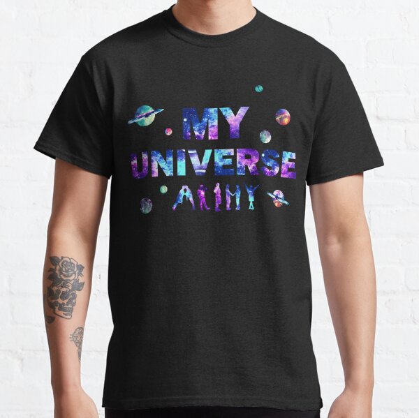 Myuniverse Bts Coldplay T-Shirts for Sale | Redbubble