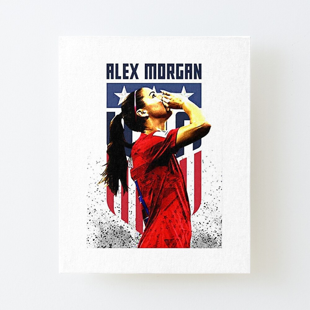 Alex Morgan USA - #13 Jersey Art Board Print for Sale by cocreations