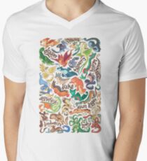 Mini dragon compendium V-Neck T-Shirt