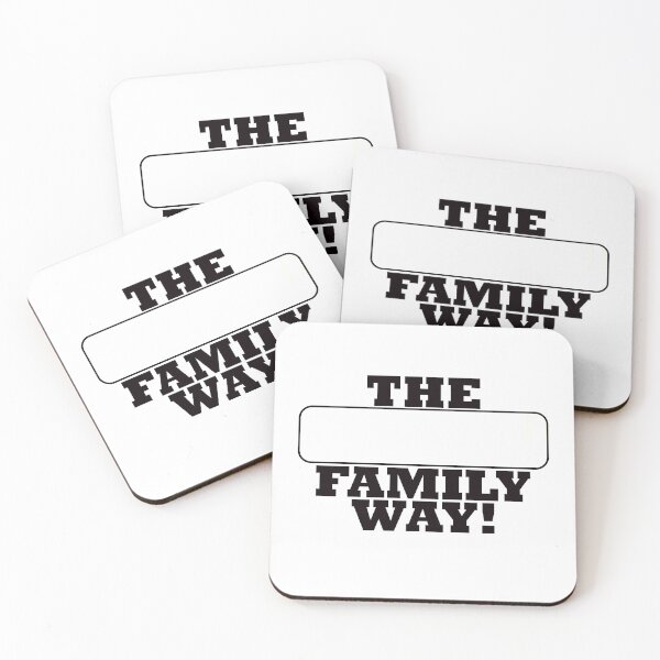 Item preview, THE (blank) FAMILY WAY! (Deep Black color) designed and sold by JKDetecBrOkEn.