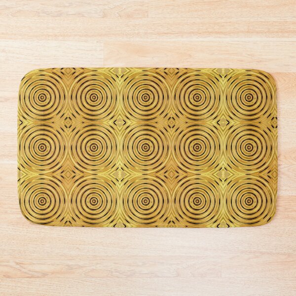 Item preview, gold circles pattern designed and sold by Meo Design.