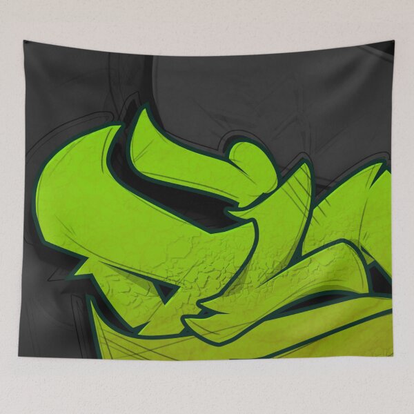Item preview, Top notch, handmade, high quality, unique, modern graffiti design by Dino designed and sold by Rhinosaurarts.