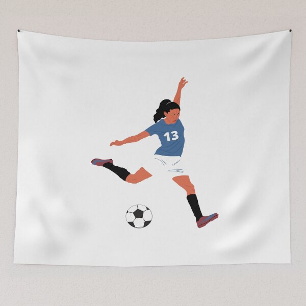 Item preview, Funny Gift For Alex Morgan Soccer Girl Uswnt Womens World Cup Trending Sticker Retro Vintage designed and sold by Otiliaangotti.