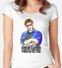 If Lucifer Needs Consent.. Women's Fitted Scoop T-Shirt