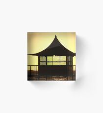 Beach Sunset Acrylic Block