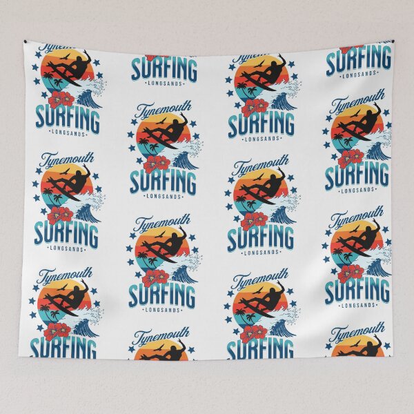 Item preview, Tynemouth Surfing Longsands Sunset designed and sold by MerchByCraig.