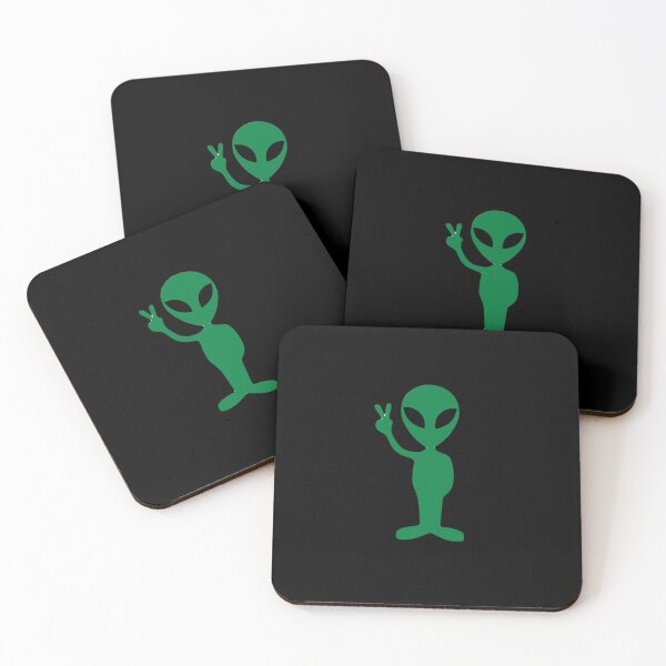 Item preview, DEUCES ALIEN  designed and sold by DiscoVibes.