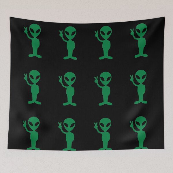 Item preview, DEUCES ALIEN  designed and sold by DiscoVibes.