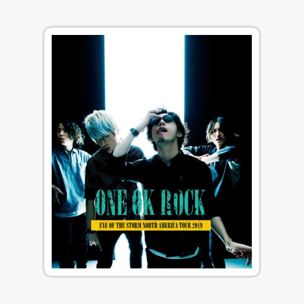 Satu Show One Ok Rock Tour 19 Racerback Tank Top Sticker For Sale By Jaimedesmo Redbubble
