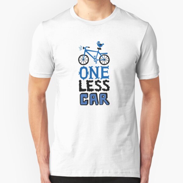One Less Car Slim Fit T-Shirt