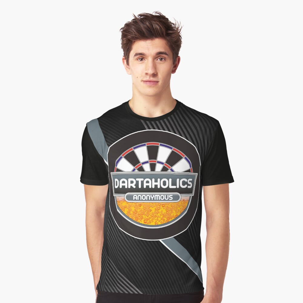 Dartaholics Anonymous Darts Shirt Graphic T-Shirt