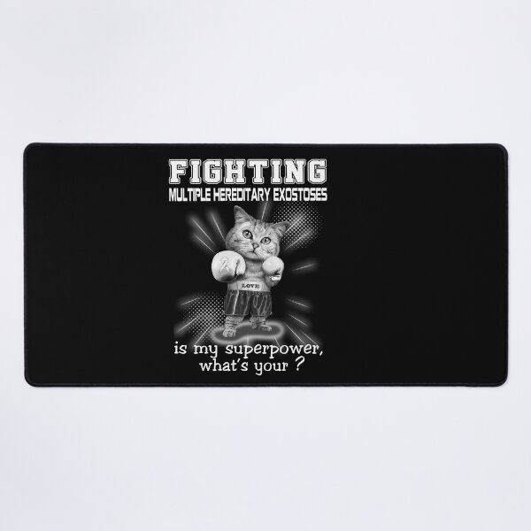 Item preview, Funny Cat Fighting Multiple Hereditary Exostoses Is My Superpower What's Your designed and sold by Kohend.