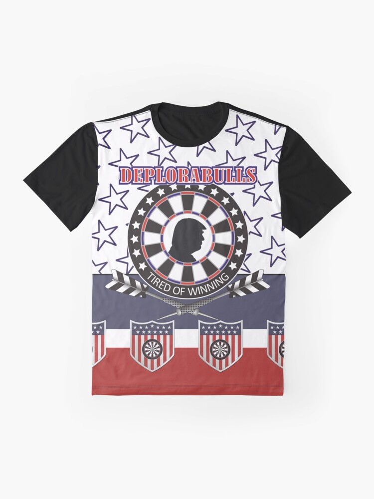 Alternate view of DeploraBulls Darts Shirt Graphic T-Shirt