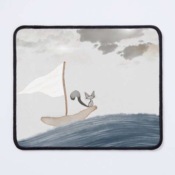Item preview, It’s a Purrrfect Day to Sail designed and sold by WispAndWillow.
