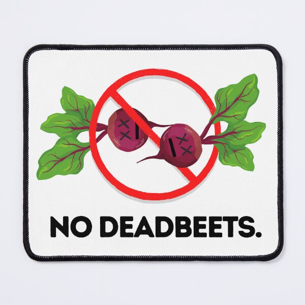 Item preview, No Deadbeets. Fun design for vegetable lovers! designed and sold by JCMCDesigns.