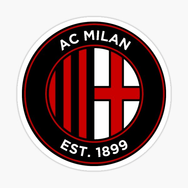 3D AC Milan Team Logo. Led Light, Wall Art AC Milan. for Wall AC Milan.  Milan Decor.wooden Milan Logo Sticker. 