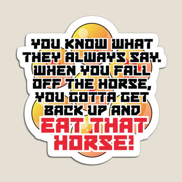 Item preview, Eat That Horse! designed and sold by TrongHuy97.