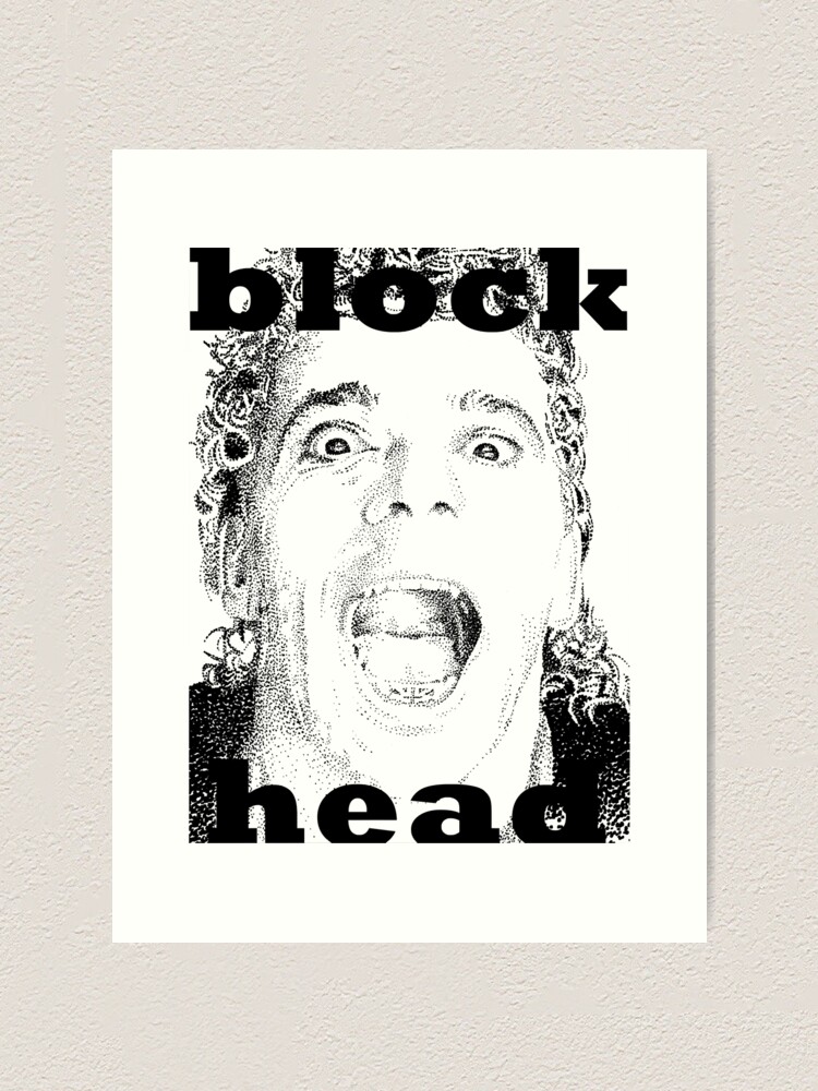 "Blockhead Funny Gifts Boys Girls" Art Print for Sale by