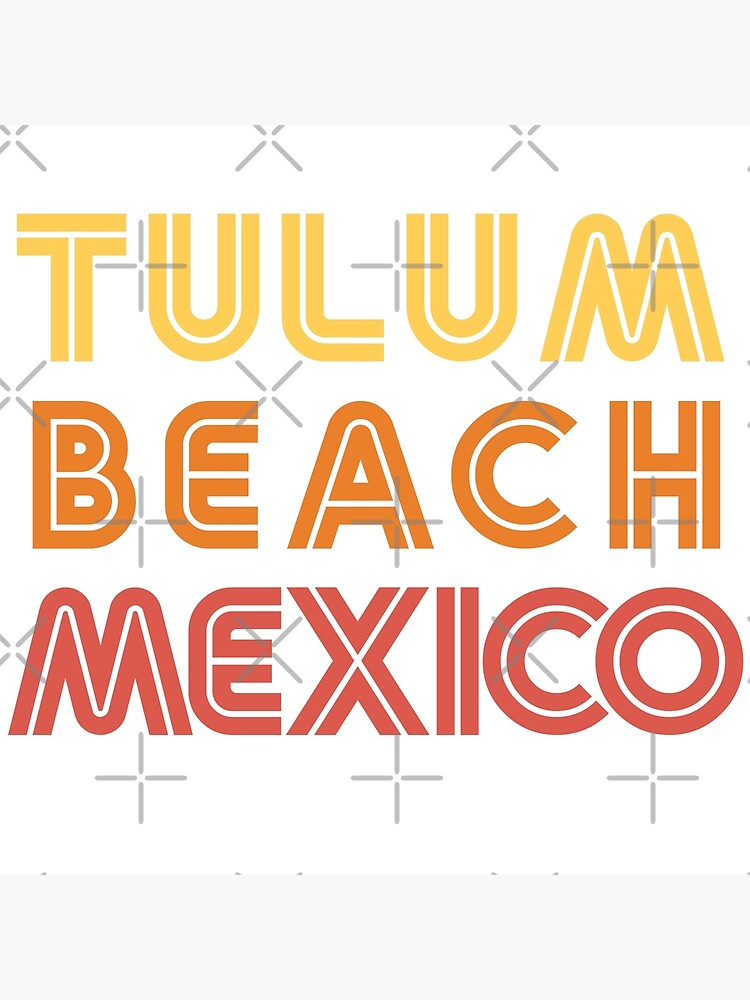 "Tulum Beach Mexico vintage olympics " Poster for Sale by maxigold