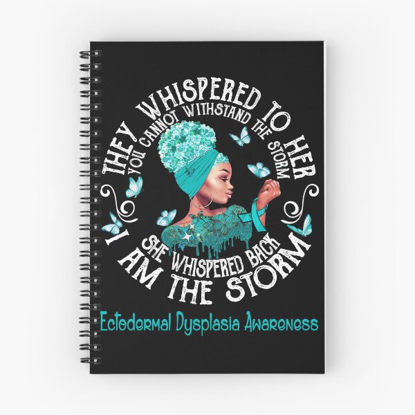 Item preview, Black Girl Fighter Strong I Am The Storm Ectodermal Dysplasia Awareness designed and sold by Mnrshirley.
