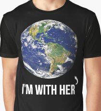 I'm With Her Mother Earth Graphic T-Shirt