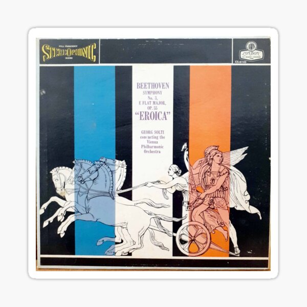 Item preview, Beethoven,  Solti, Vienna Philharmonic, Orchestra ,Symphony, Eroica, stereo, stereophonic designed and sold by Vintaged.