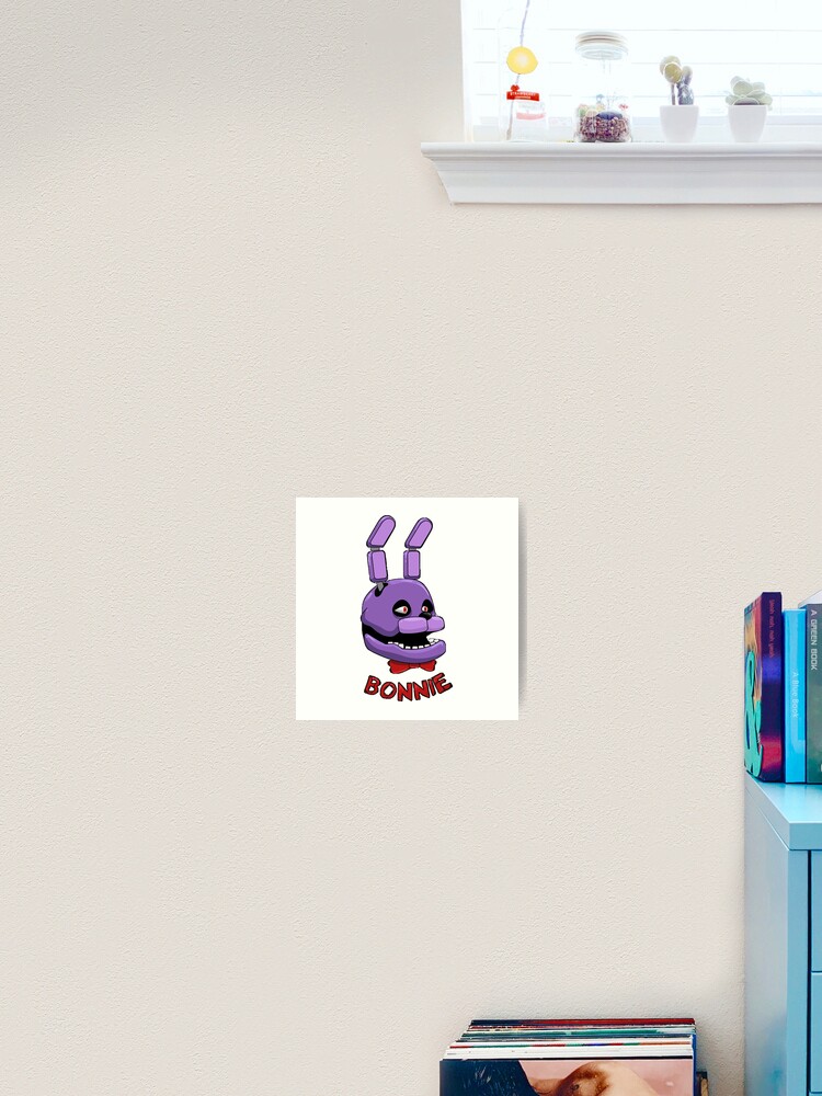 plush Bonnie Five nights at freddy's Photographic Print by NekoSkeleton