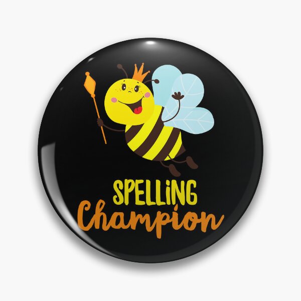 Item preview, Spelling Champion Cute Bee Winner designed and sold by levintere.