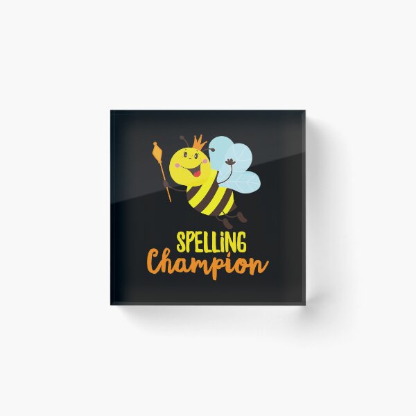 Item preview, Spelling Champion Cute Bee Winner designed and sold by levintere.