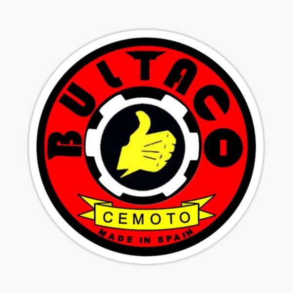 CAMISA VINTAGE BULTACO ROJA Pegatina