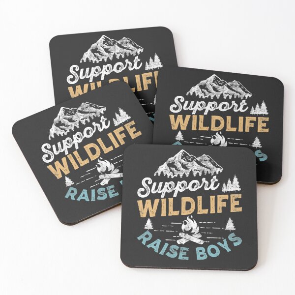 Item preview, Funny Support Wildlife Raise Boys Mom Dad Parents  designed and sold by zorinaabzs143.