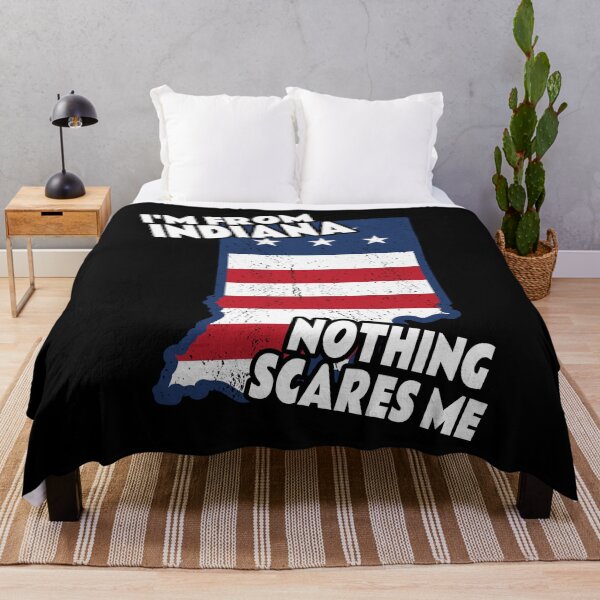 Artikelvorschau, Beunruhigt, ich komme aus Indiana Home State IN nichts erschreckt mich Design entworfen und verkauft von Merchking1.