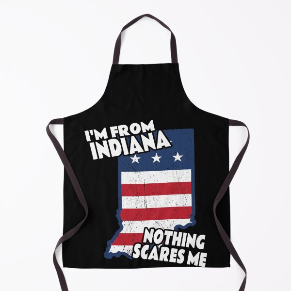 Item preview, Distressed I'm From Indiana Home State IN Nothing Scares Me design designed and sold by Merchking1.