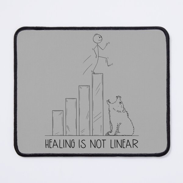 Item preview, Healing is not linear designed and sold by FatCatProds.